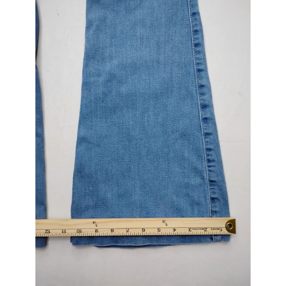Hollister Curvy High-Rise Vintage Flare Jeans Light Wash Blue Women size 3 26x31 - Picture 5 of 8